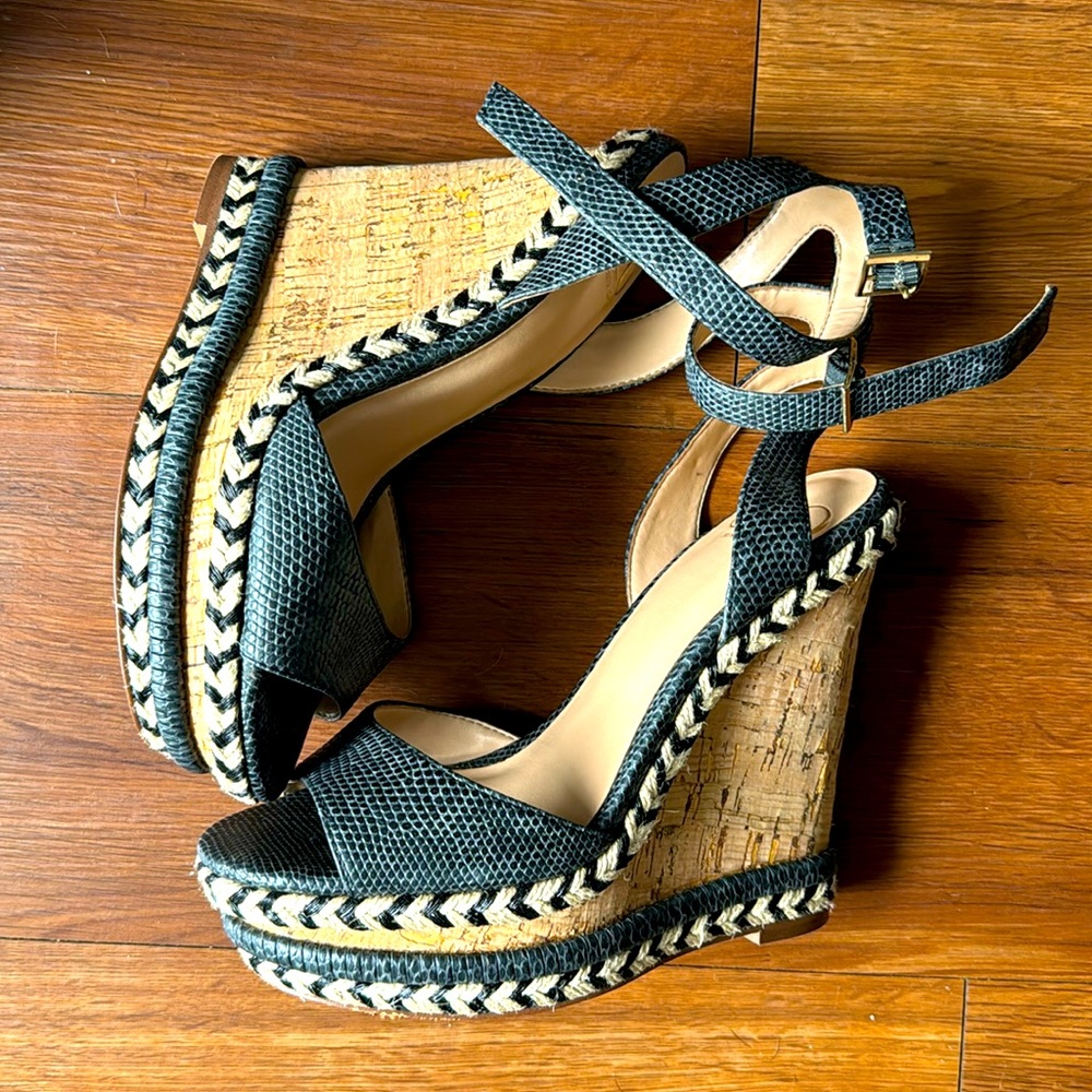 JLO Wedge Heels | Size 7.5/38
